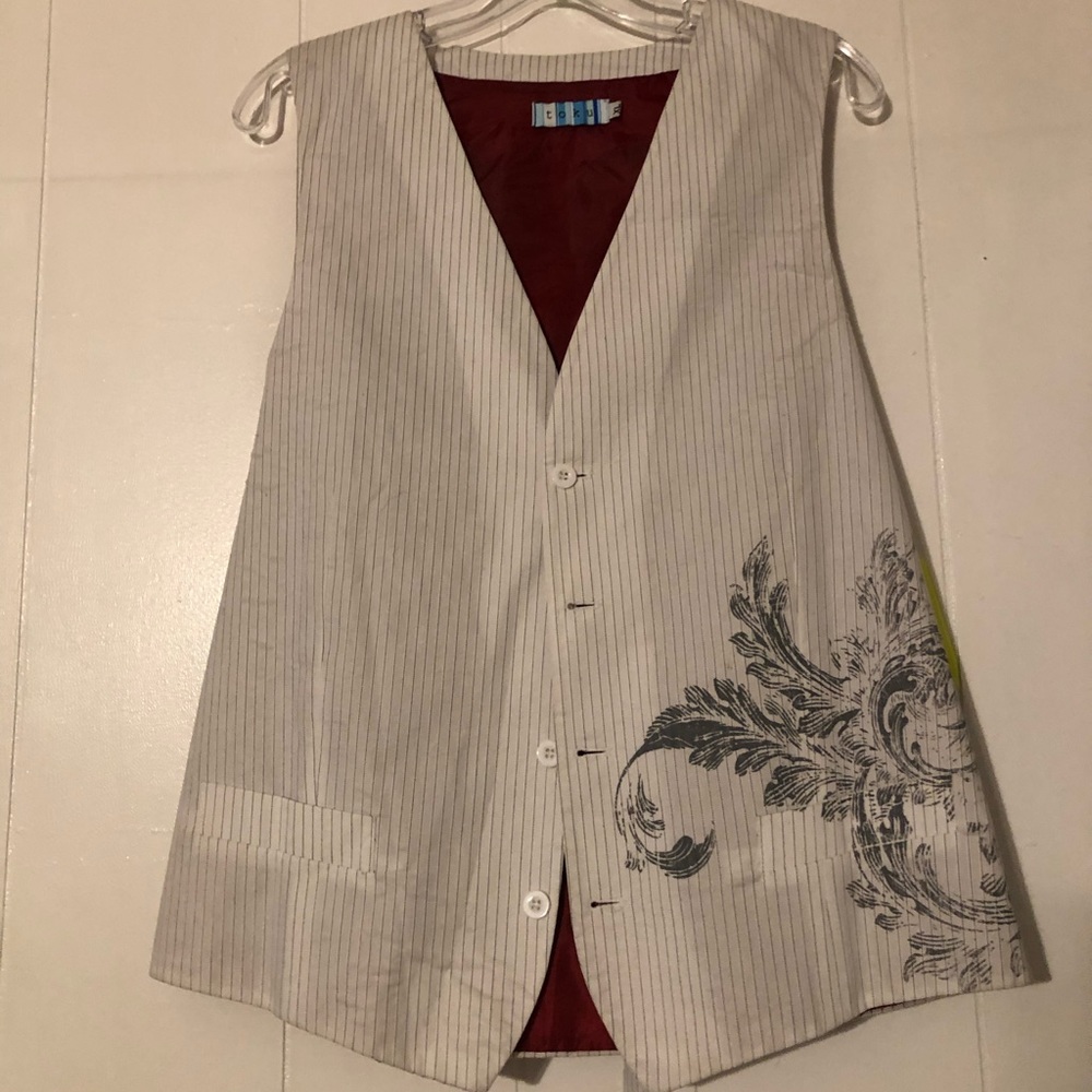 TOKU embellished men’s vest